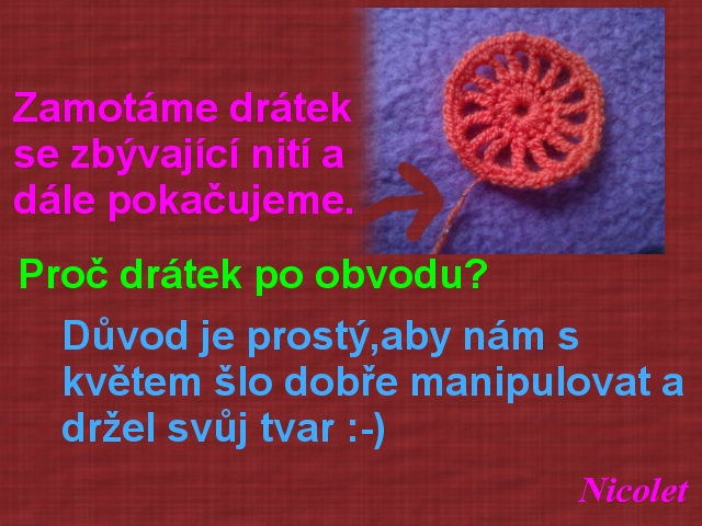 návod kytka 7