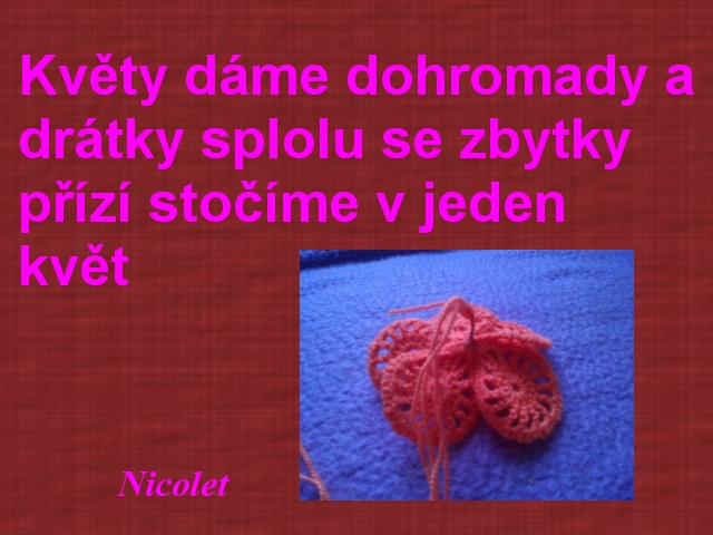 návod kytka 9